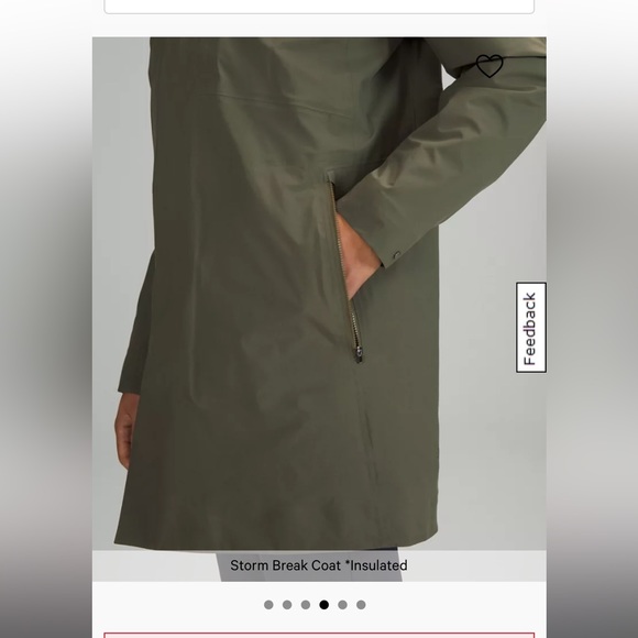 Lululemon Storm break Coat Insulated in black - Picture 6 of 15